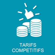 Tarifs compétitifs
